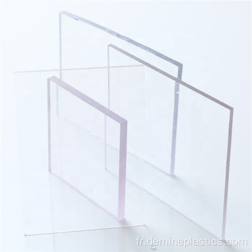 Pare-brise en feuille de polycarbonate solide transparent Lexan